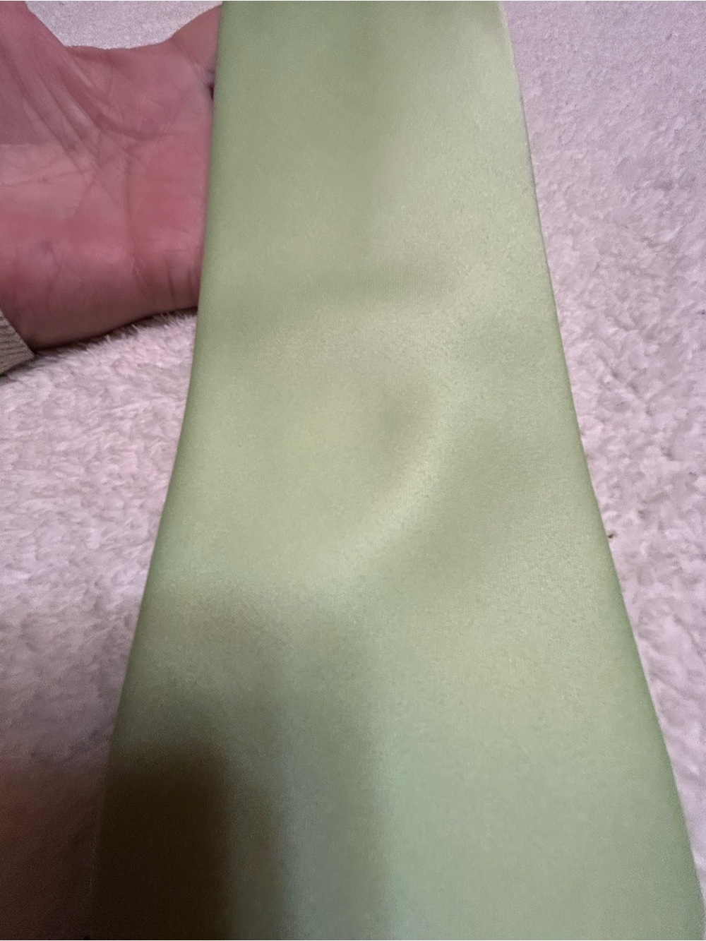 🎁3 for $30 - Solid Light Green Necktie